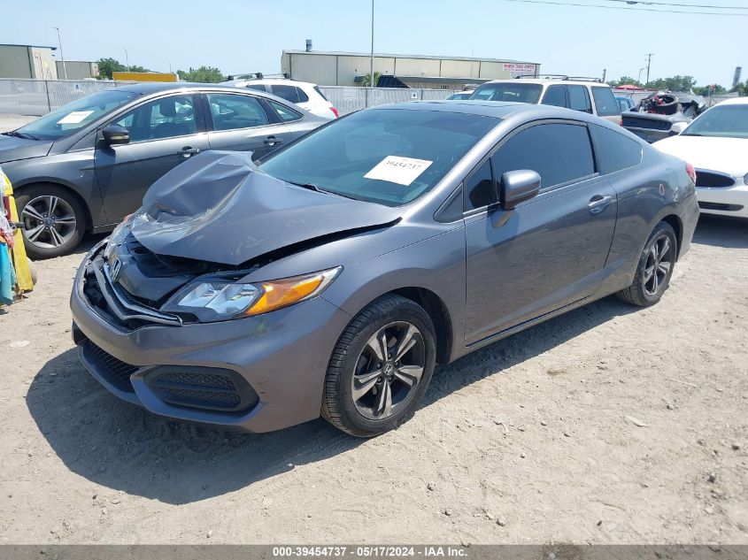 2014 Honda Civic Ex VIN: 2HGFG3B80EH501355 Lot: 39454737