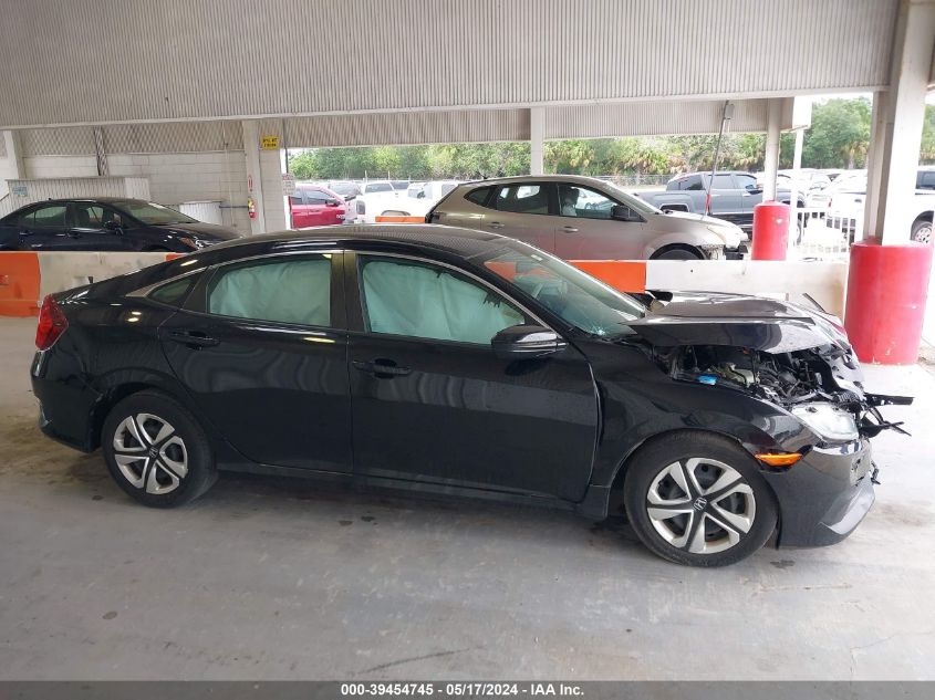 2018 Honda Civic Lx VIN: 19XFC2F52JE032618 Lot: 39454745