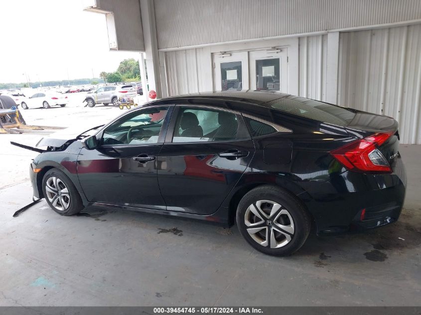 2018 Honda Civic Lx VIN: 19XFC2F52JE032618 Lot: 39454745