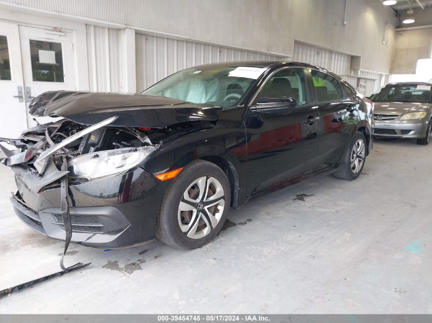 2018 Honda Civic Lx VIN: 19XFC2F52JE032618 Lot: 39454745