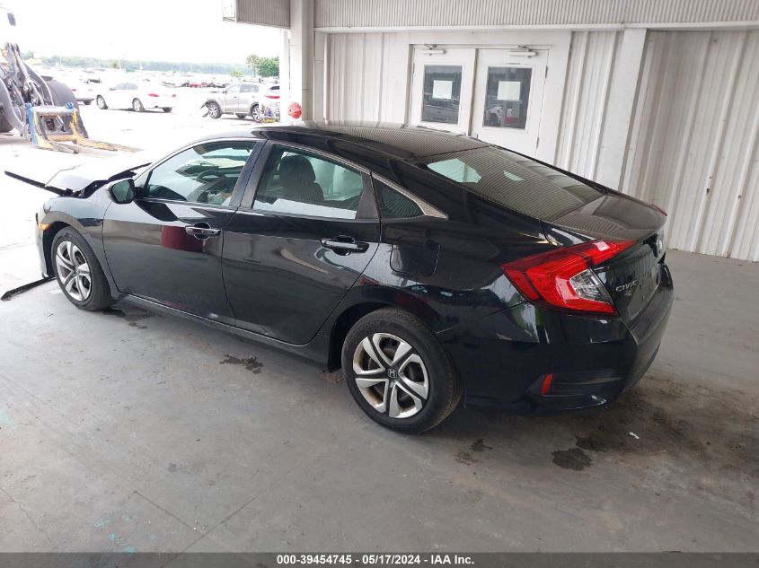 2018 Honda Civic Lx VIN: 19XFC2F52JE032618 Lot: 39454745