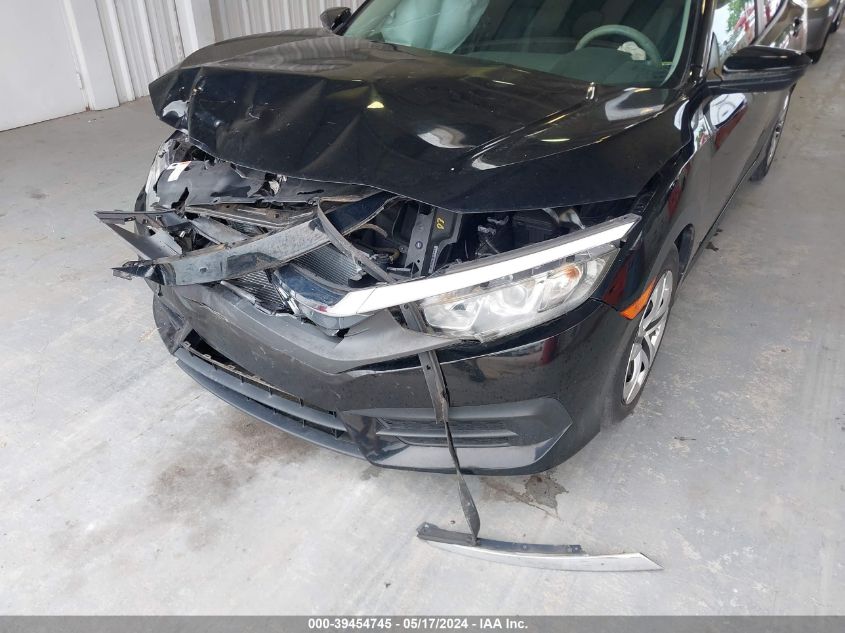 2018 Honda Civic Lx VIN: 19XFC2F52JE032618 Lot: 39454745