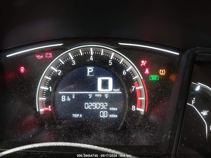 2018 Honda Civic Lx VIN: 19XFC2F52JE032618 Lot: 39454745