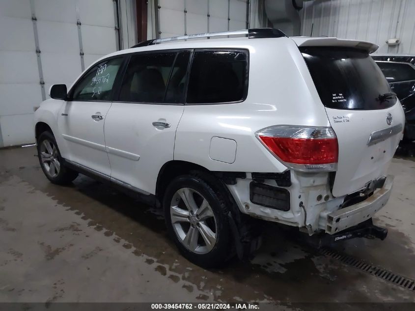 2013 Toyota Highlander Limited V6 VIN: 5TDDK3EH7DS181757 Lot: 39454762