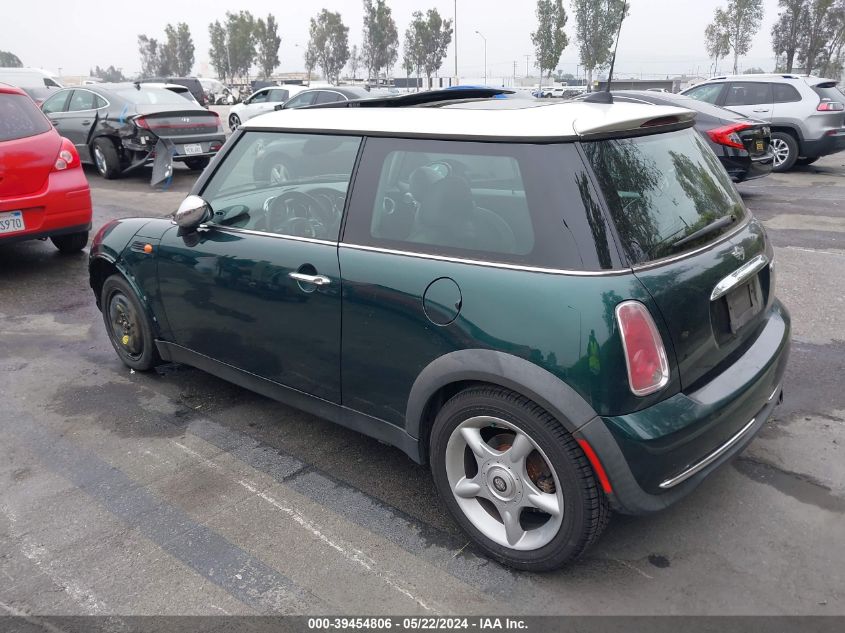 2005 Mini Cooper VIN: WMWRC33425TC58136 Lot: 39454806