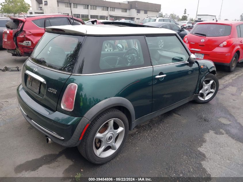 2005 Mini Cooper VIN: WMWRC33425TC58136 Lot: 39454806