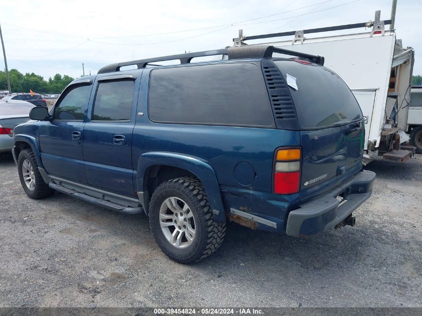 2005 Chevrolet Suburban 1500 Z71 VIN: 3GNFK16Z95G226662 Lot: 39454824