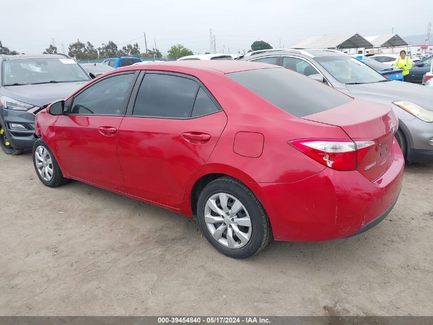 2016 Toyota Corolla Le VIN: 5YFBURHEXGP568466 Lot: 39454840