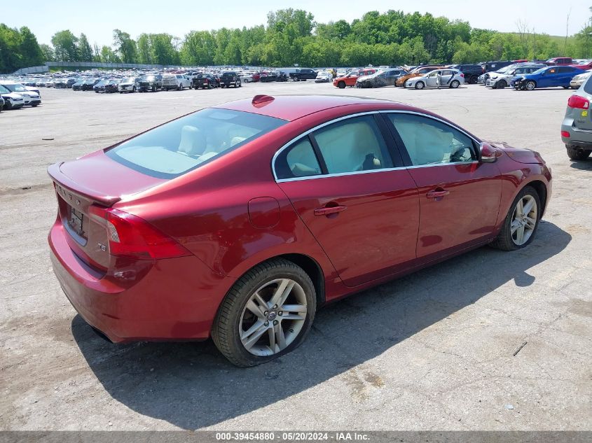 2014 Volvo S60 T5/T5 Platinum/T5 Premier/T5 Premier Plus VIN: YV1612FSXE2281158 Lot: 39454880