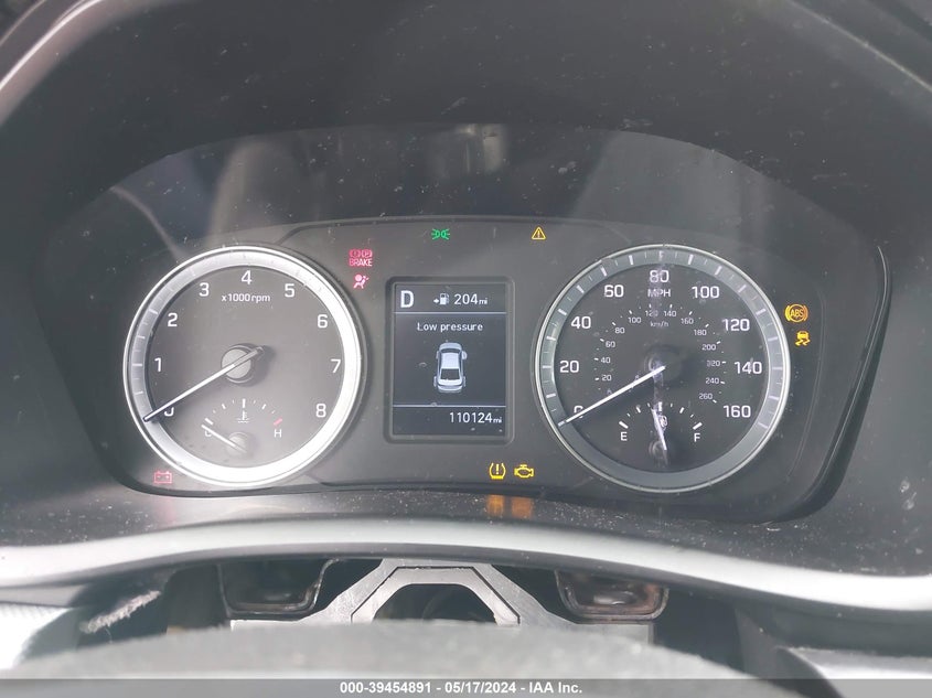 VIN 5NPE24AF3KH809511 2019 HYUNDAI SONATA SE