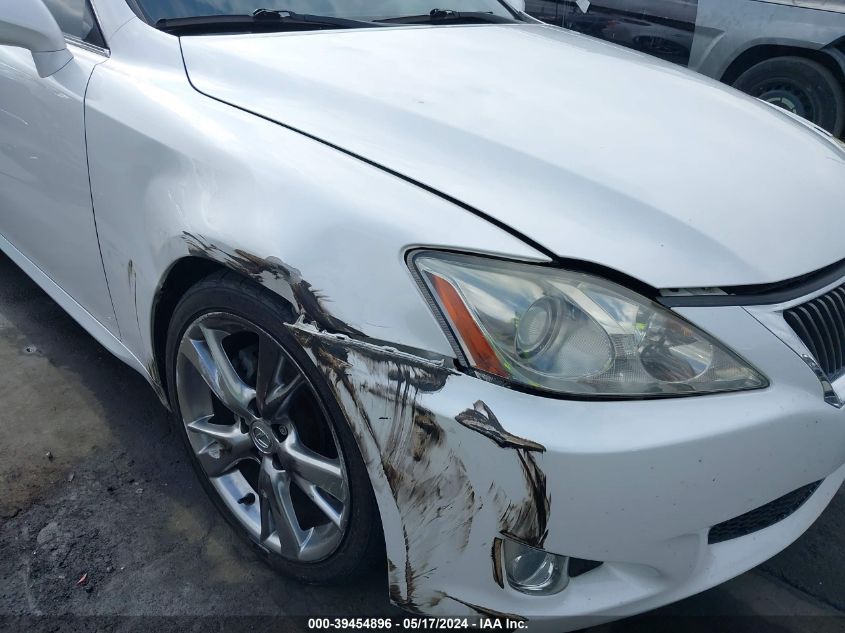 2009 Lexus Is 250 VIN: JTHBK262695095248 Lot: 39454896