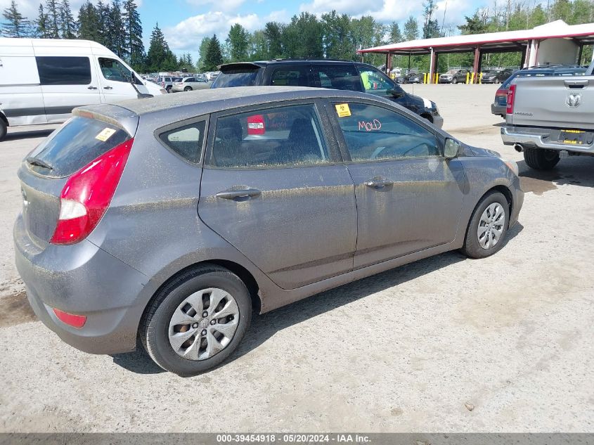 2015 Hyundai Accent Gs VIN: KMHCT5AE1FU204444 Lot: 39454918