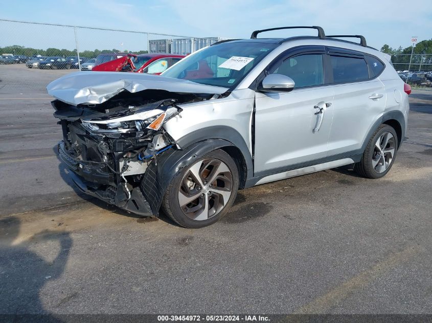 2018 Hyundai Tucson Value VIN: KM8J33A28JU739264 Lot: 39454972