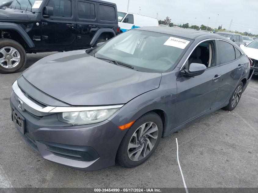 2018 Honda Civic Ex VIN: 2HGFC2F7XJH502272 Lot: 39454990