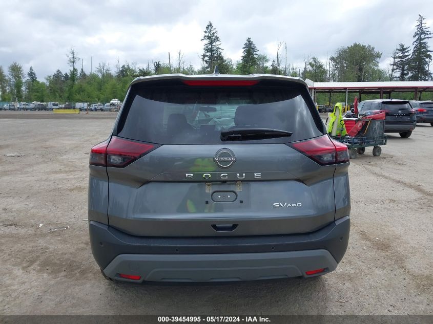 2023 Nissan Rogue Sv Intelligent Awd VIN: 5N1BT3BB4PC836043 Lot: 39454995