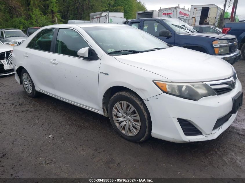 2014 Toyota Camry Hybrid Le VIN: 4T1BD1FK2EU123841 Lot: 39455036