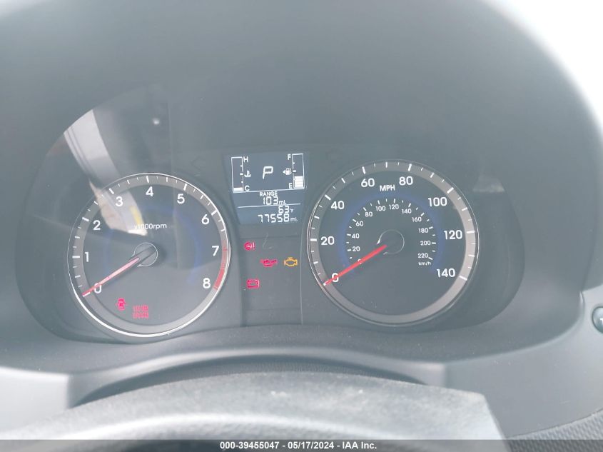 2017 Hyundai Accent Se VIN: KMHCT5AE3HU345163 Lot: 39455047