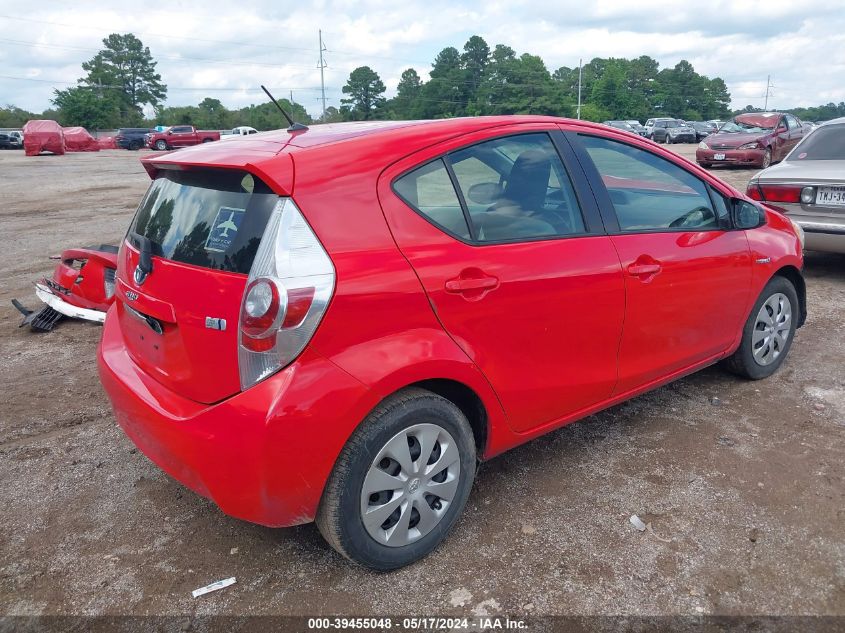 2014 Toyota Prius C One VIN: JTDKDTB32E1068274 Lot: 39455048