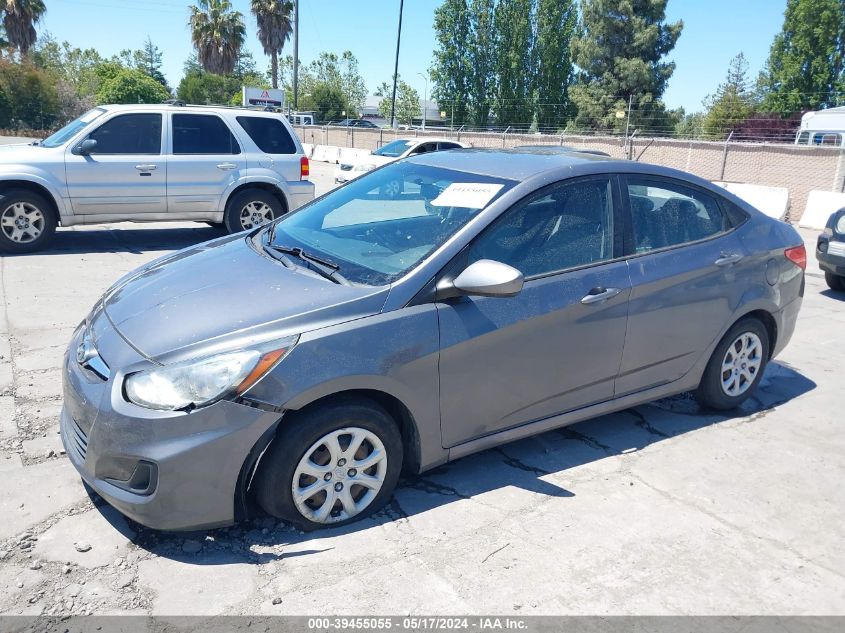 2013 Hyundai Accent Gls VIN: KMHCT4AE9DU537613 Lot: 39455055