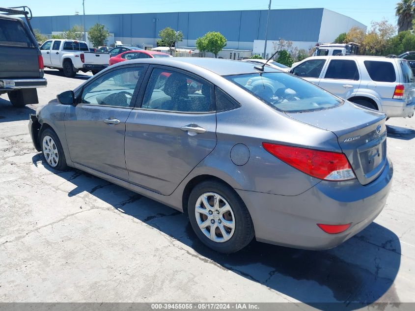 2013 Hyundai Accent Gls VIN: KMHCT4AE9DU537613 Lot: 39455055