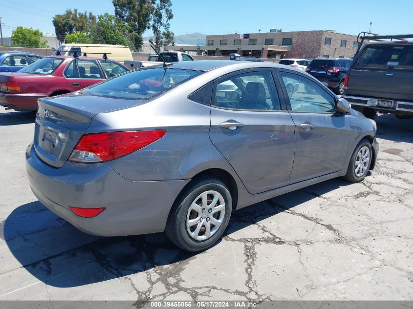 2013 Hyundai Accent Gls VIN: KMHCT4AE9DU537613 Lot: 39455055