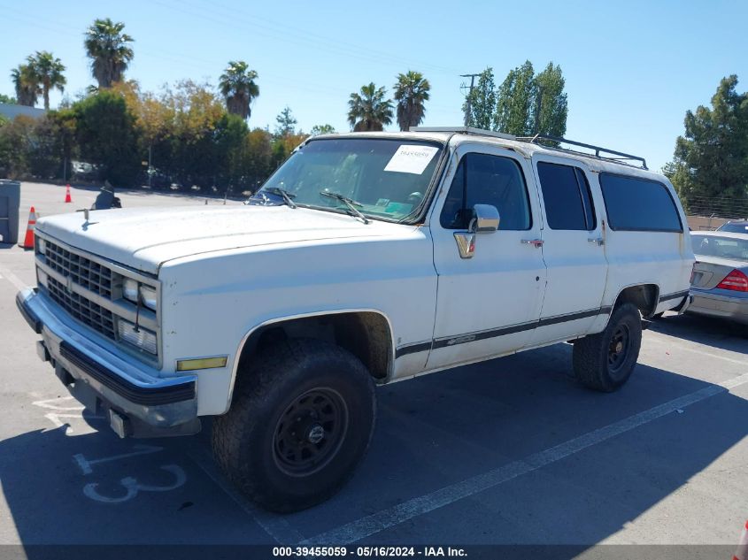 1989 Chevrolet Suburban V1500 VIN: 1GNEV16K7KF194684 Lot: 39455059