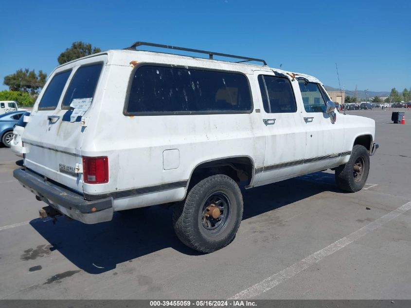 1989 Chevrolet Suburban V1500 VIN: 1GNEV16K7KF194684 Lot: 39455059