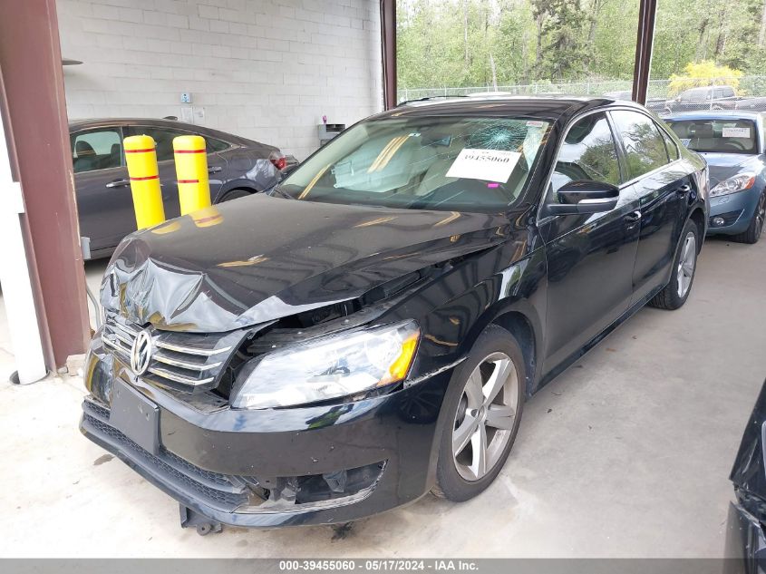 2013 Volkswagen Passat 2.5L Se VIN: 1VWBH7A31DC132592 Lot: 39455060