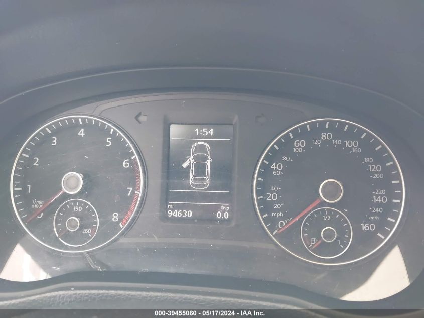 2013 Volkswagen Passat 2.5L Se VIN: 1VWBH7A31DC132592 Lot: 39455060