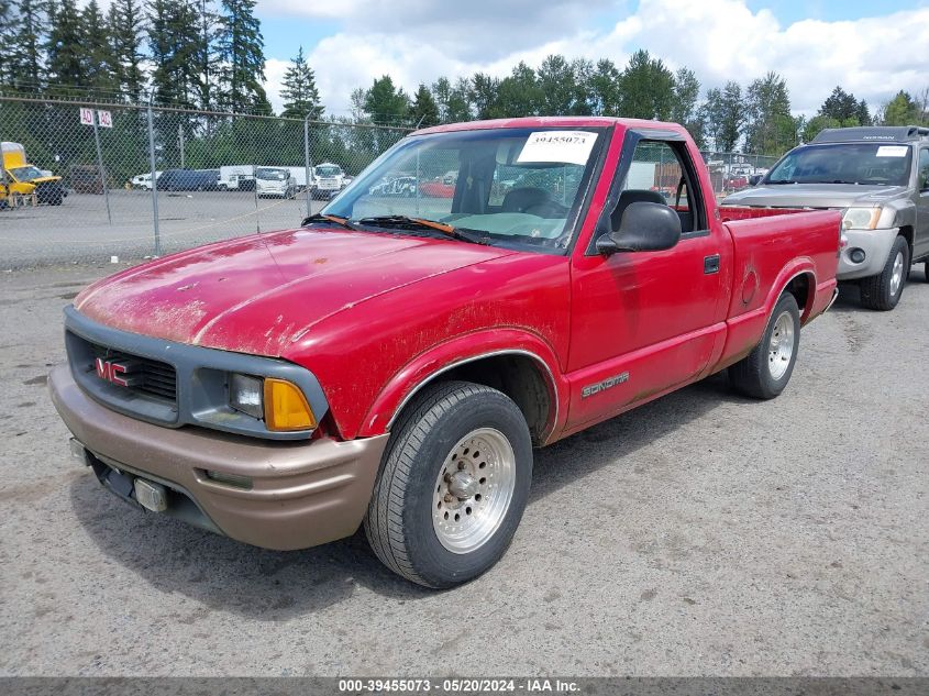 1997 GMC Sonoma Sl Wideside VIN: 1GTCS1446VK500850 Lot: 39455073