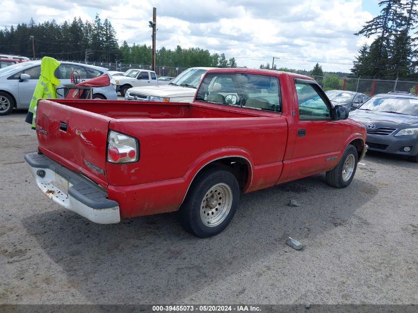 1997 GMC Sonoma Sl Wideside VIN: 1GTCS1446VK500850 Lot: 39455073