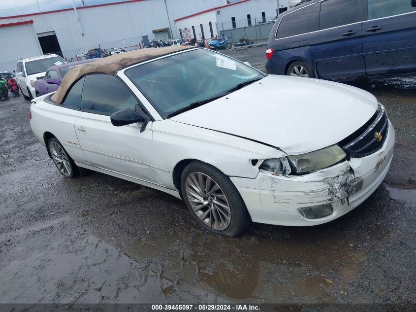 2001 Toyota Camry Solara Se V6/Sle V6 VIN: 2T1FF28P31C516170 Lot: 39455097