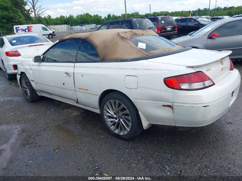 2001 Toyota Camry Solara Se V6/Sle V6 VIN: 2T1FF28P31C516170 Lot: 39455097