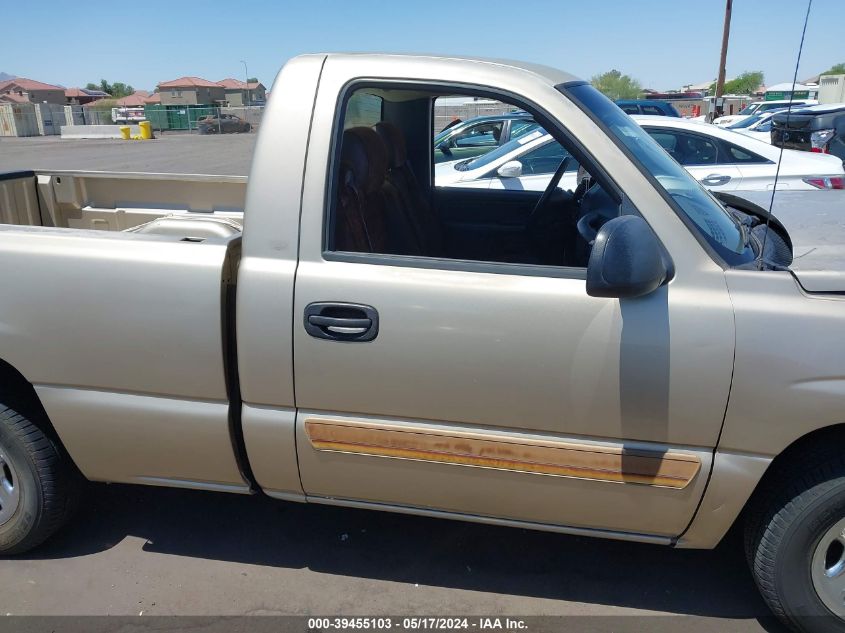 2004 Chevrolet Silverado 1500 Ls VIN: 1GCEC14V24Z170807 Lot: 39455103