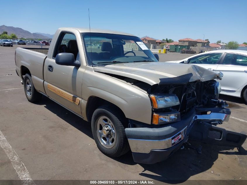 2004 Chevrolet Silverado 1500 Ls VIN: 1GCEC14V24Z170807 Lot: 39455103