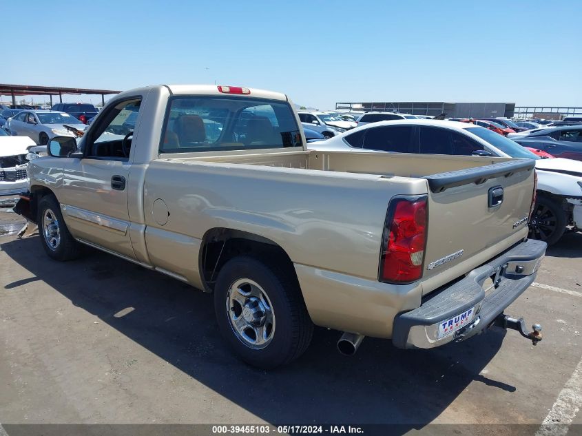 2004 Chevrolet Silverado 1500 Ls VIN: 1GCEC14V24Z170807 Lot: 39455103