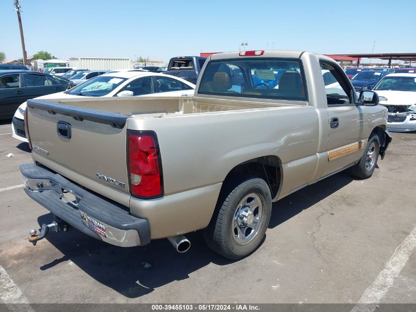 2004 Chevrolet Silverado 1500 Ls VIN: 1GCEC14V24Z170807 Lot: 39455103