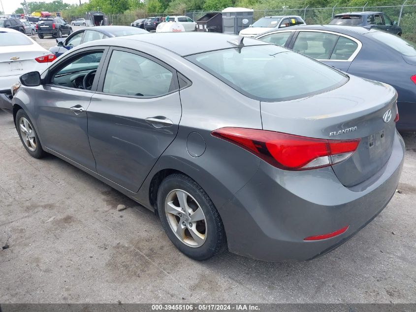 2014 Hyundai Elantra Se VIN: 5NPDH4AE8EH467477 Lot: 39455106