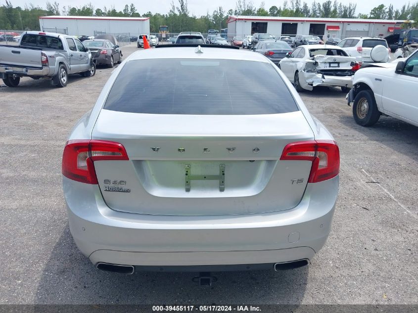 2016 Volvo S60 T5 Drive-E Premier VIN: YV126MFK3G2413899 Lot: 39455117