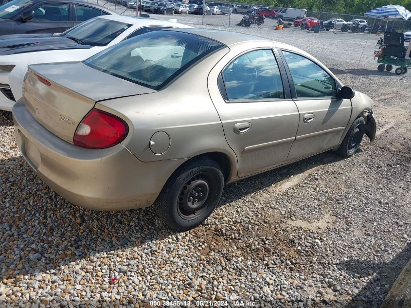 2002 Dodge Neon VIN: 1B3ES26C32D616060 Lot: 39455118