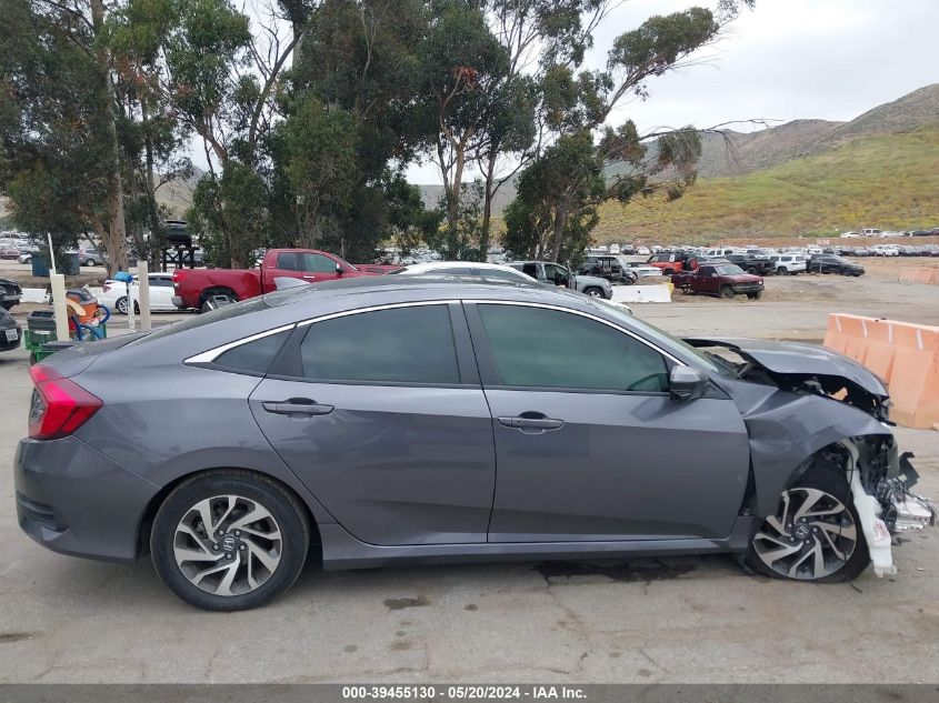 2018 Honda Civic Ex VIN: 2HGFC2F70JH592483 Lot: 39455130