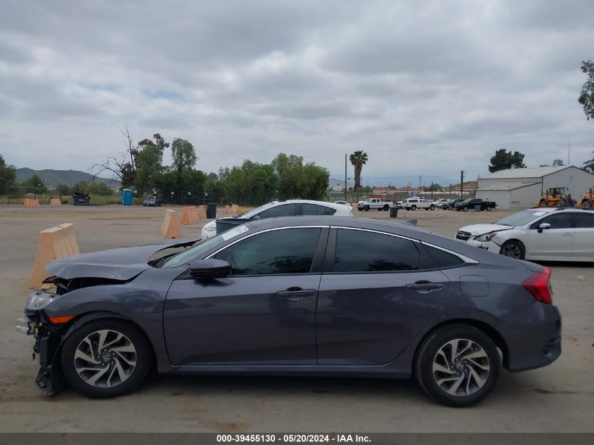 2018 Honda Civic Ex VIN: 2HGFC2F70JH592483 Lot: 39455130