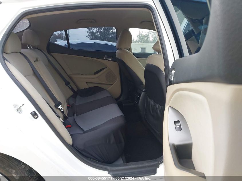 2014 Kia Optima Hybrid Lx VIN: KNAGM4AD9E5071653 Lot: 39455171