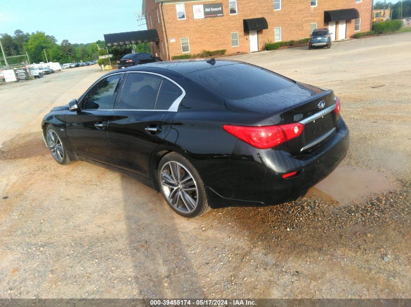 2017 Infiniti Q50 3.0T Sport VIN: JN1EV7AP6HM731308 Lot: 39455174