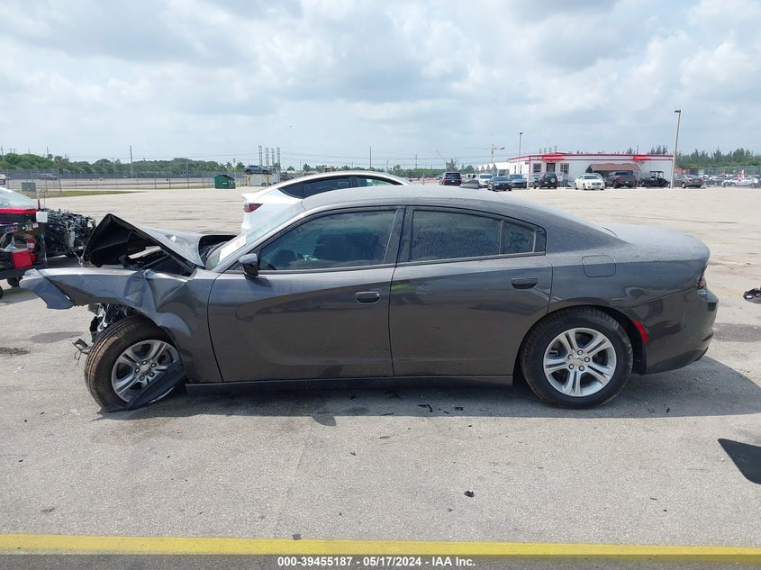 2023 Dodge Charger Sxt VIN: 2C3CDXBGXPH666457 Lot: 39455187