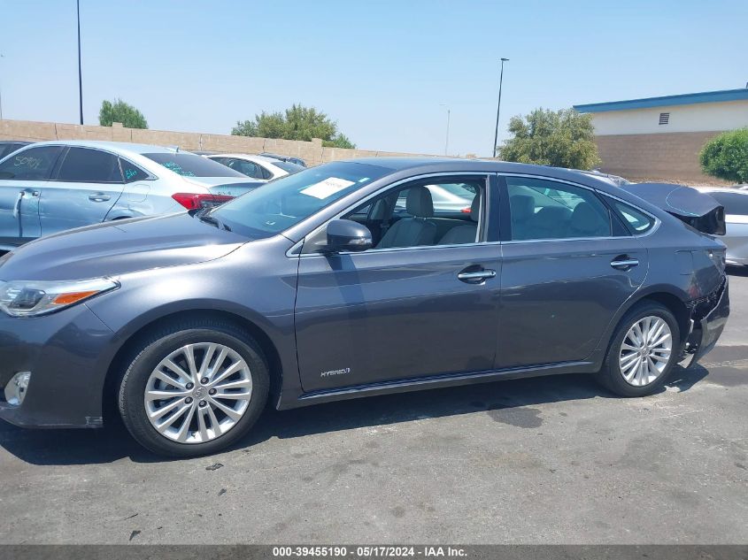 2014 Toyota Avalon Hybrid Limited VIN: 4T1BD1EBXEU028686 Lot: 39455190