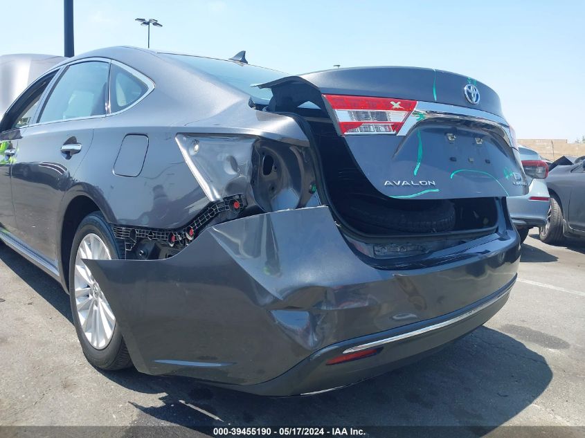 2014 Toyota Avalon Hybrid Limited VIN: 4T1BD1EBXEU028686 Lot: 39455190