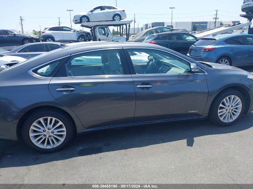 2014 Toyota Avalon Hybrid Limited VIN: 4T1BD1EBXEU028686 Lot: 39455190