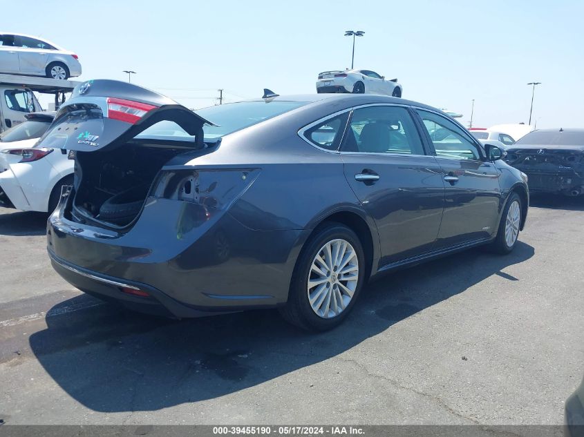 2014 Toyota Avalon Hybrid Limited VIN: 4T1BD1EBXEU028686 Lot: 39455190