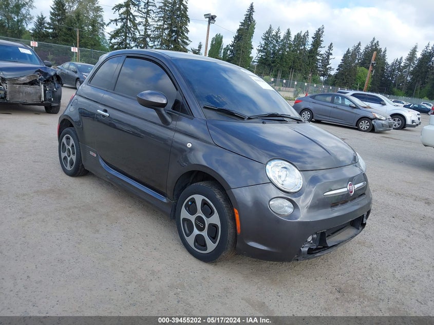 2015 Fiat 500E Battery Electric VIN: 3C3CFFGEXFT726027 Lot: 39455202